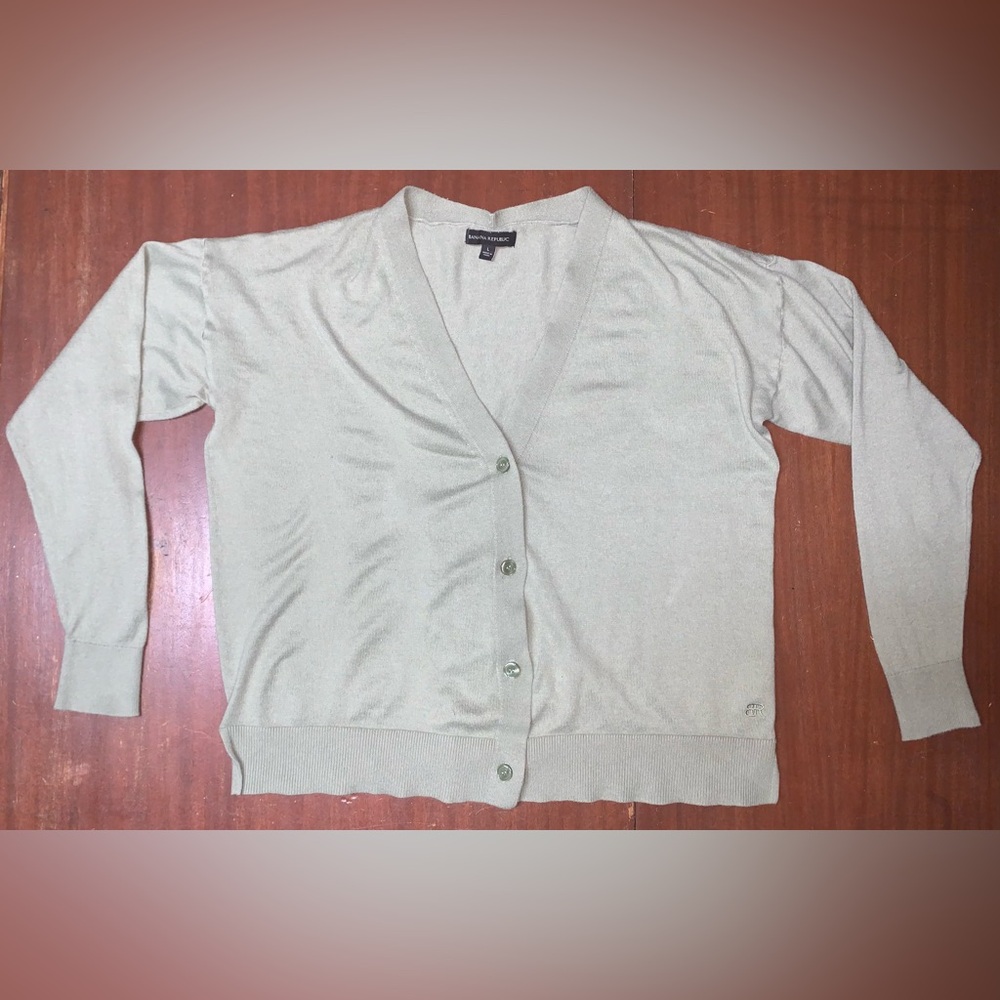 Banana Republic Button-Up Cardigan.